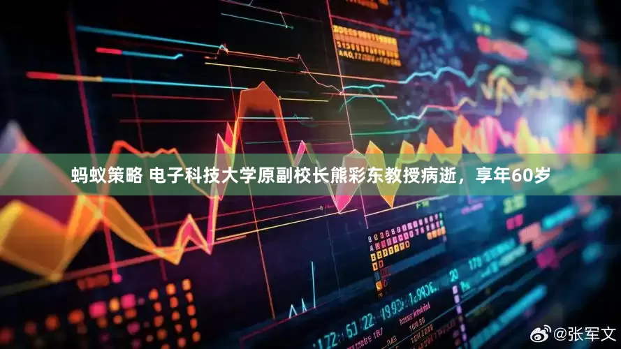 蚂蚁策略 电子科技大学原副校长熊彩东教授病逝，享年60岁