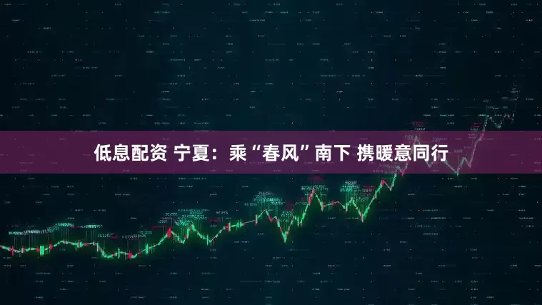 低息配资 宁夏：乘“春风”南下 携暖意同行